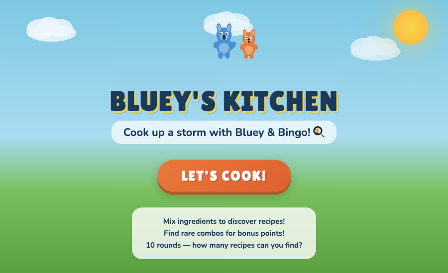 Bluey's Kitchen preview